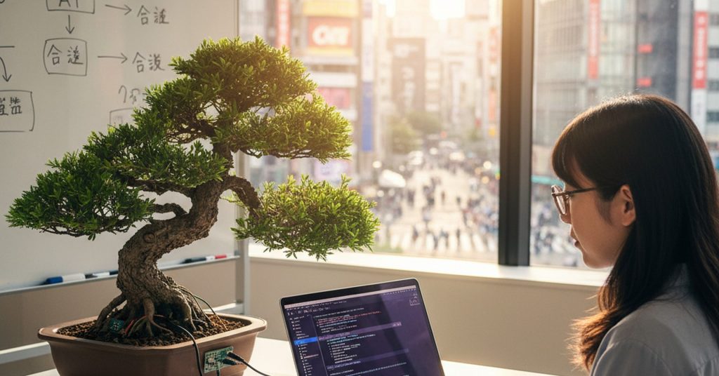 舞鶴高専、AIで「盆栽と会話」を実現 農水大臣賞受賞の技術的背景